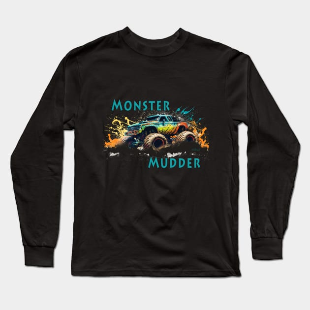 Monster Mudder Long Sleeve T-Shirt by Urban Archeology Shop Gallery